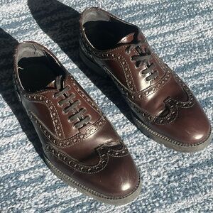 COPY - Zara men’s wing tip leather shoes